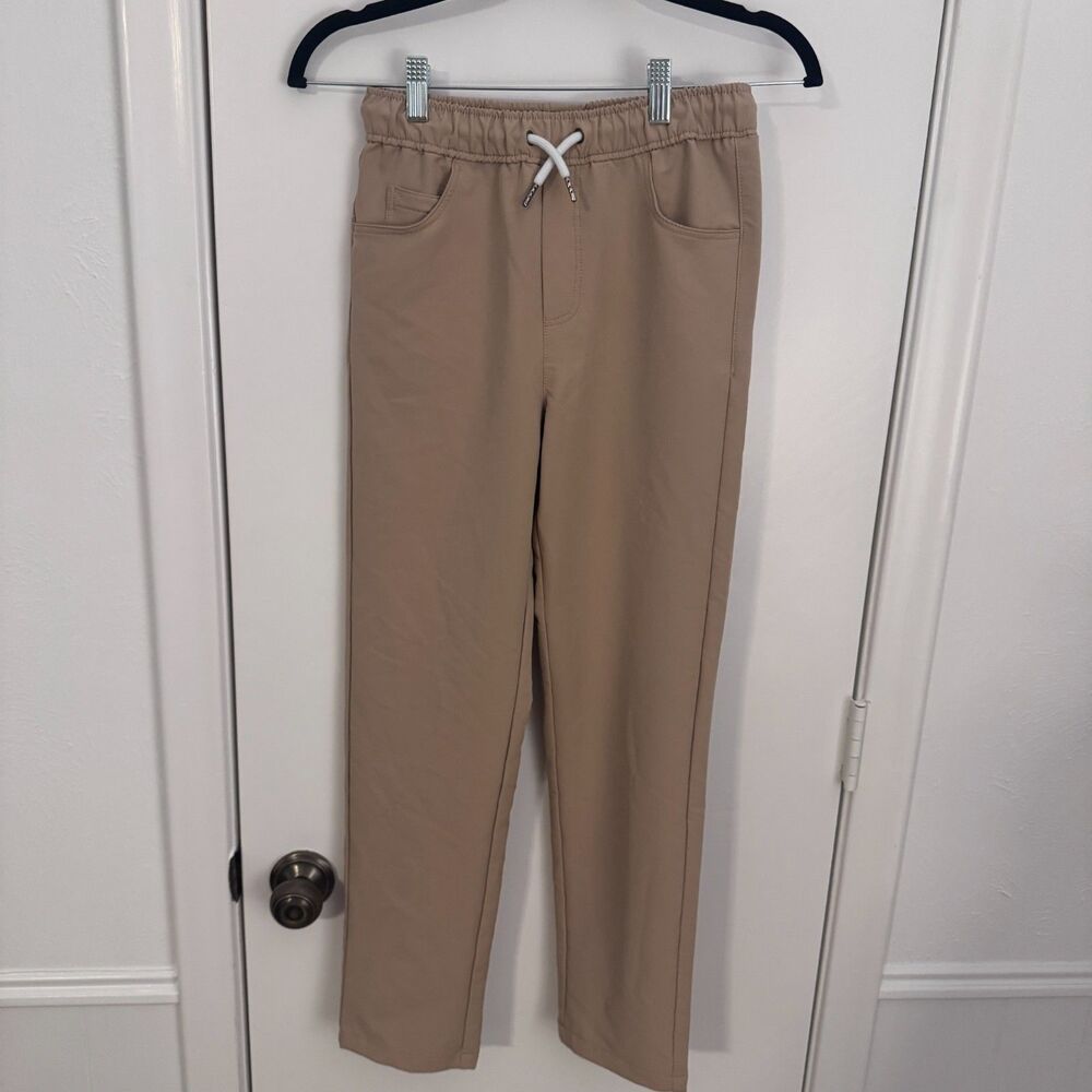 Boys L (10-12) Tommy Bahama Khaki/Tan Performance Pants VGUC